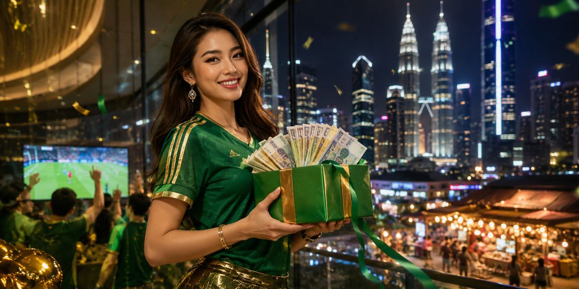 Pemain memasang pertaruhan kasino live di Kuala Lumpur menggunakan komputer riba