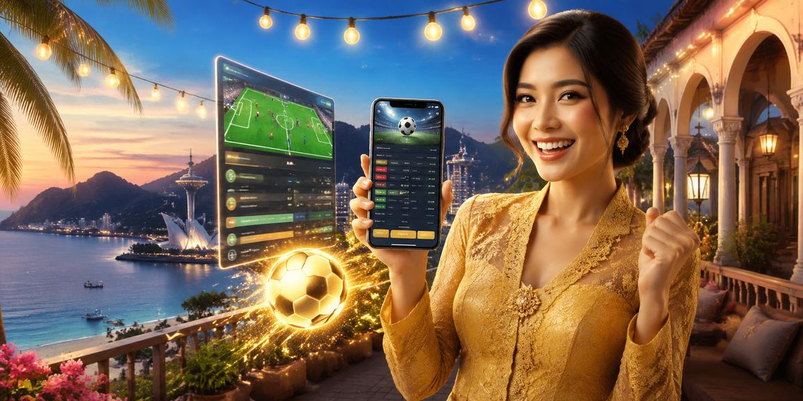 Antara muka aplikasi mudah alih lc135 untuk pertaruhan sukan maya di Langkawi